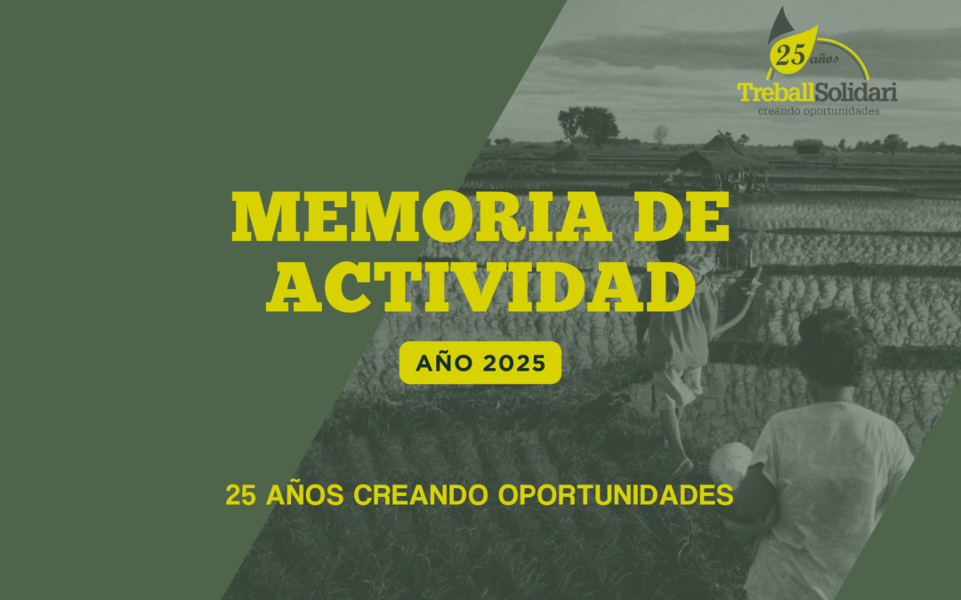 Presentamos la Memoria de Actividades 2025